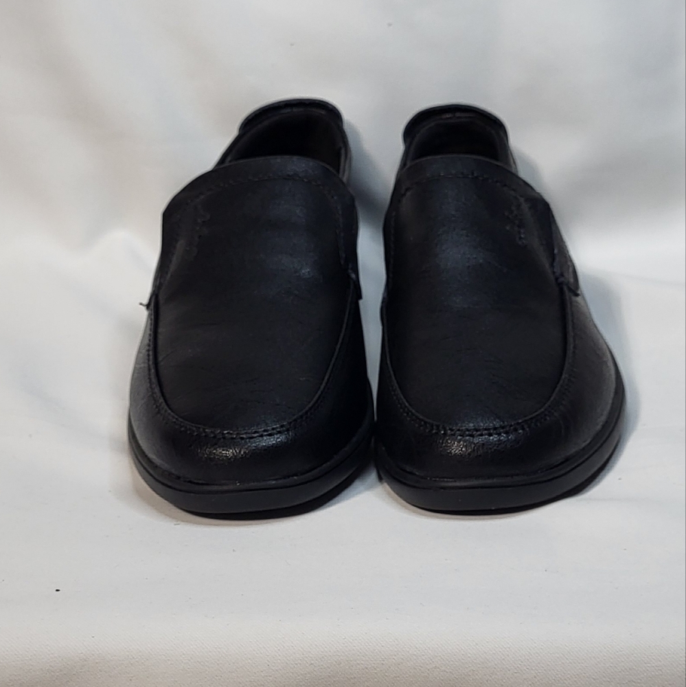 Clohoo Men's Black NWOT Handcrafted Cowhide Faux Leather Slip-On Loafers Sz US 7 - Picture 7 of 12